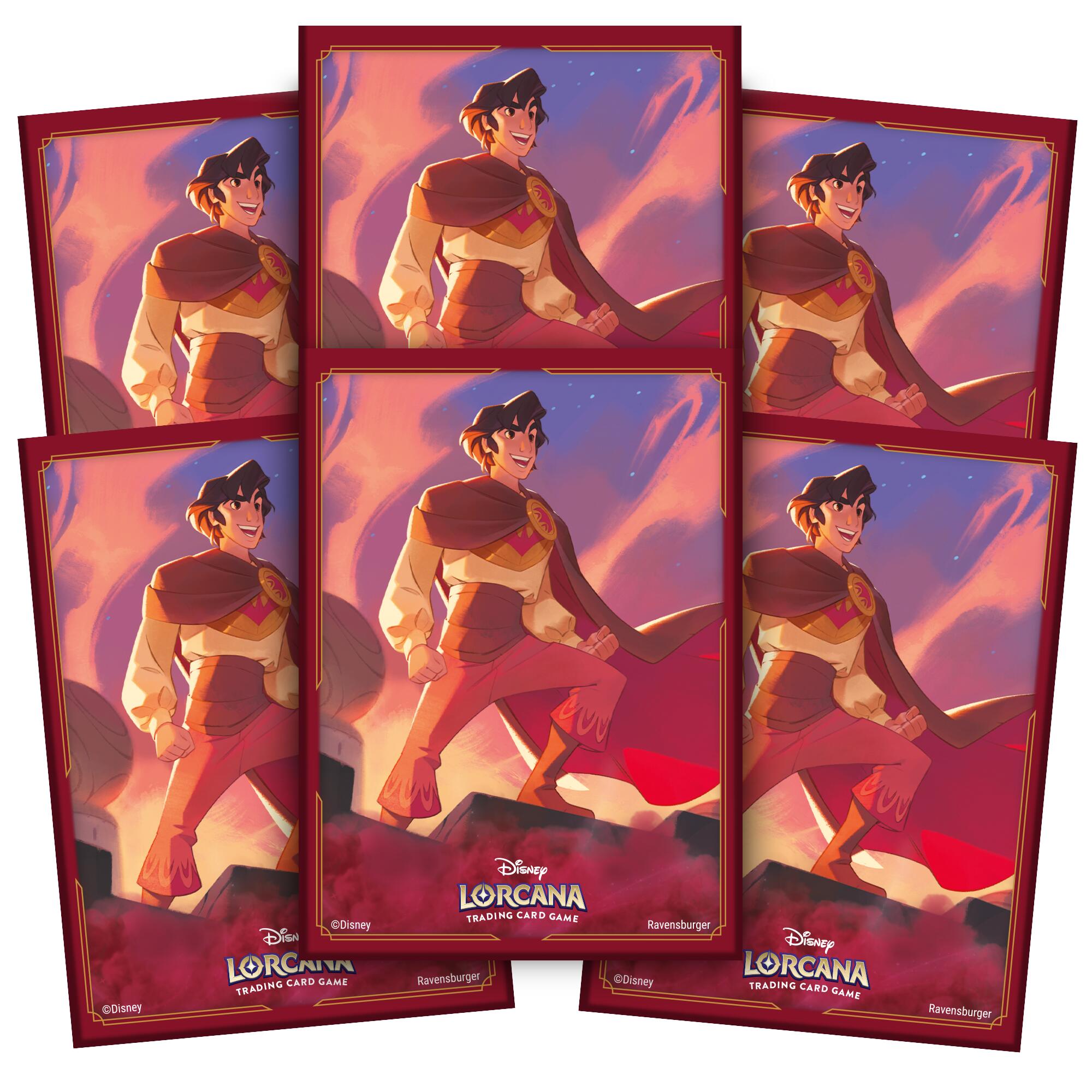 Disney Lorcana: Card Sleeves (Aladdin - Heroic Outlaw / 65-Pack)