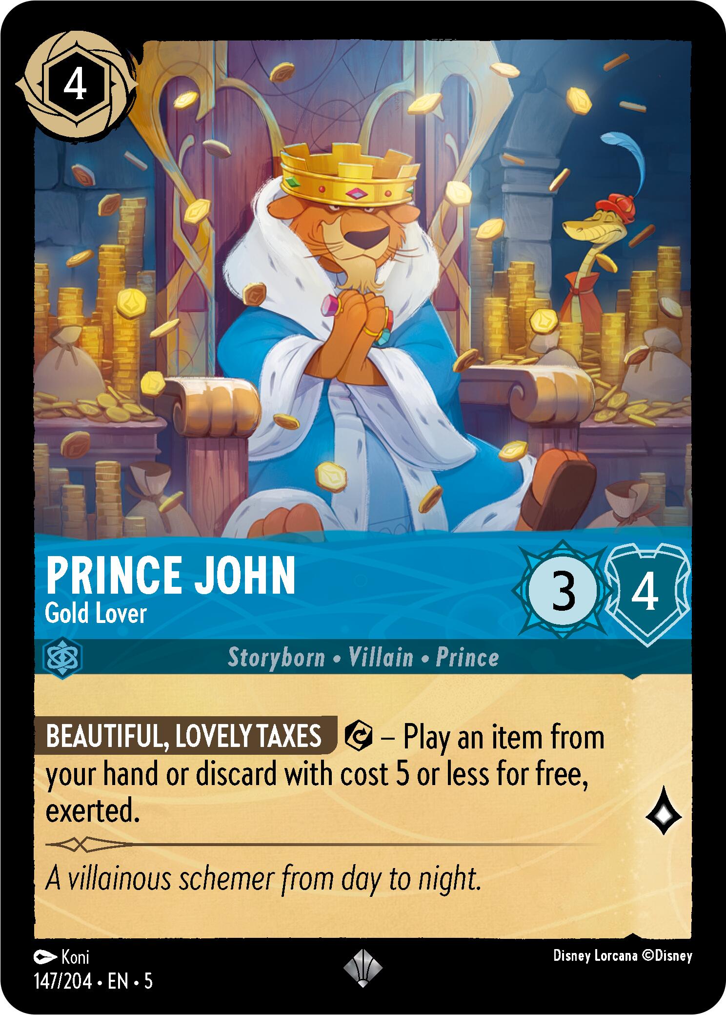 Prince John - Gold Lover (147/204) - Shimmering Skies