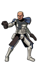 FiGPiN: Star Wars - Captain Rex [No Helmet] #573 - Bards & Cards