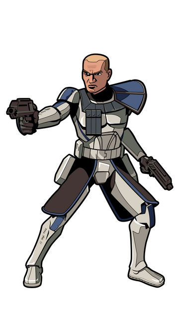 FiGPiN: Star Wars - Captain Rex [No Helmet] #573 - Bards & Cards