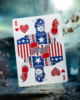 Captain America Playing Cards - Bards & Cards