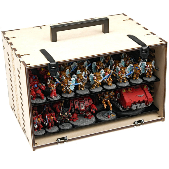 MagCase MINI 2.0 MDF Magnetic Carrying Case / Display Case For Miniatures - Bards & Cards