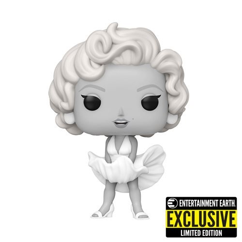 Funko POP! Icons - Marilyn Monroe (Black and White) Vinyl Figure Entertainment Earth Exclusive [READ DESCRIPTION] - Bards & Cards