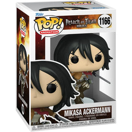 Funko Pop! Attack on Titan: Mikasa Ackermann with Swords - Bards & Cards