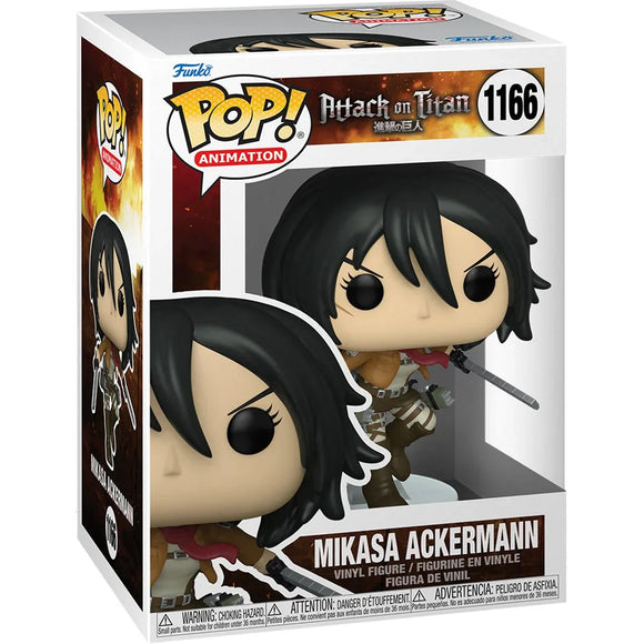 Funko Pop! Attack on Titan: Mikasa Ackermann with Swords - Bards & Cards