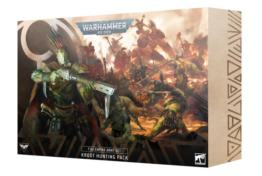 Warhammer 40k T'au Empire: Kroot Hunting Pack Army Box - Bards & Cards