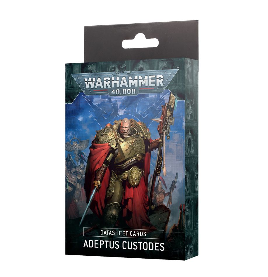 Warhammer 40k Datasheet Cards Adeptus Custodes - Bards & Cards