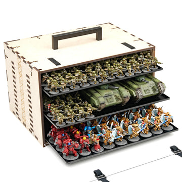 MagCase MINI 2.0 MDF Magnetic Carrying Case / Display Case For Miniatures - Bards & Cards