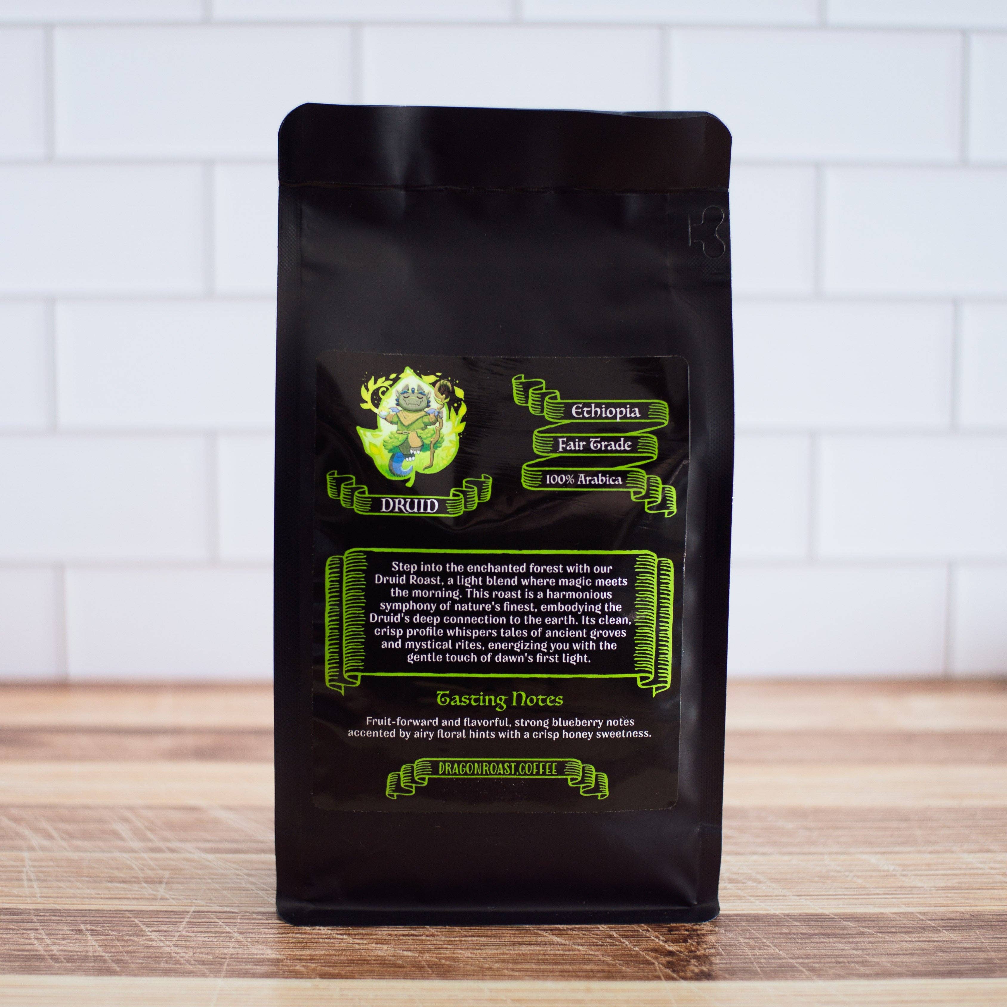 Dragon Roast Coffee - Druid Roast: 12 oz / Whole Bean - Bards & Cards
