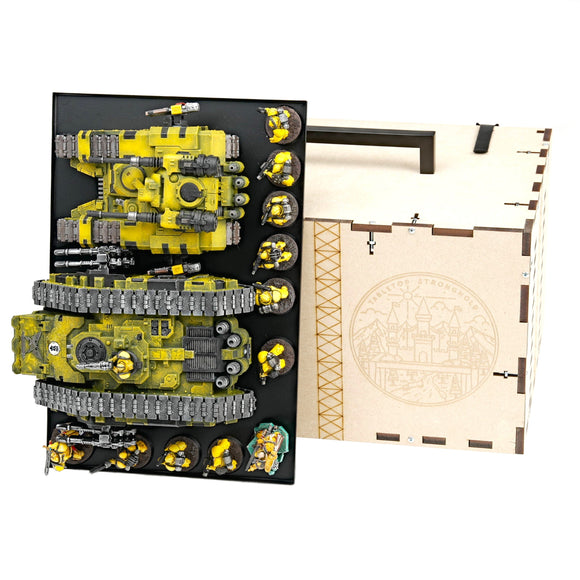 MagCase MINI 2.0 MDF Magnetic Carrying Case / Display Case For Miniatures - Bards & Cards