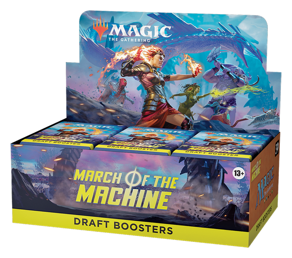 March of the Machine - Draft Booster Display - Bards & Cards