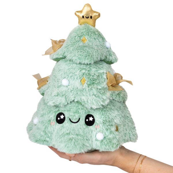 Mini Squishable Flocked Christmas Tree Plush