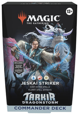 Tarkir: Dragonstorm - Commander Deck (Jeskai Striker) - Bards & Cards