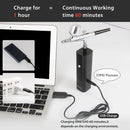 Cordless Airbrush Kit - High Pressure Mini Air Brush Gun Set - Ideal for Miniature & Terrain Wargaming Paint Jobs - Bards & Cards