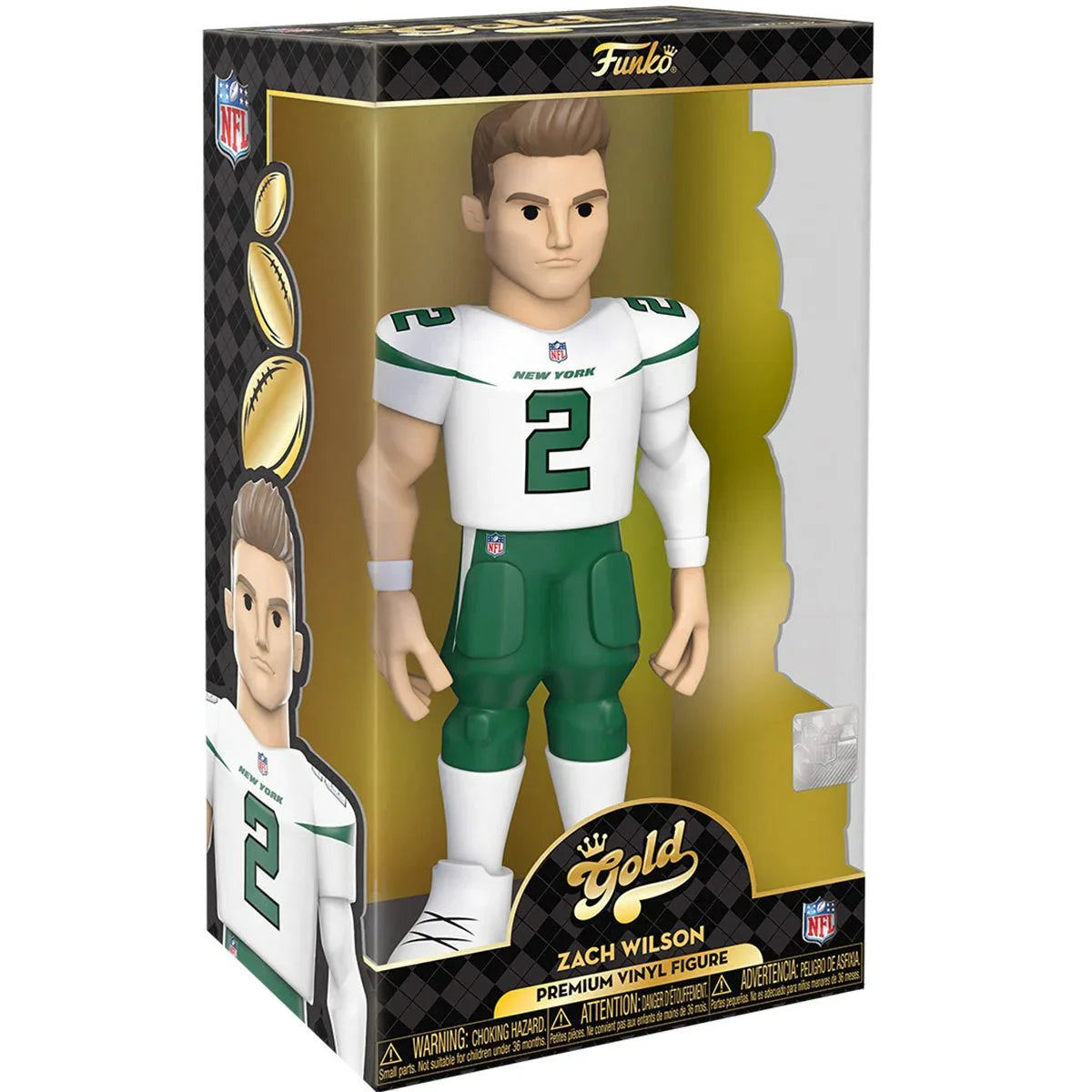 Funko Gold 12": Jets - Zach Wilson - 0