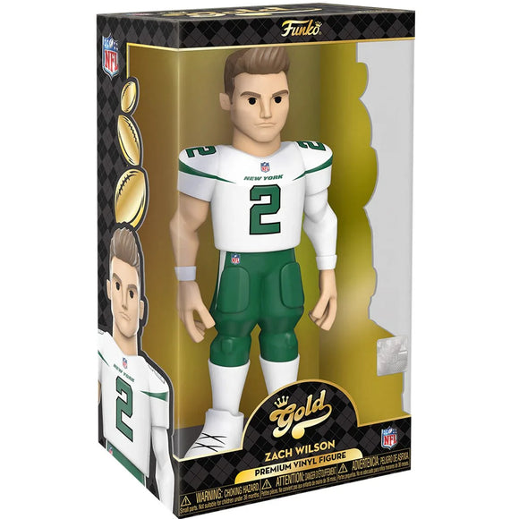 Funko Gold 12": Jets - Zach Wilson - Bards & Cards