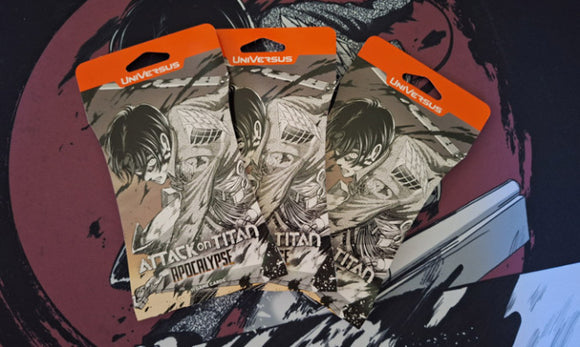 UniVersus CCG: Attack on Titan - Apocalypse Hanging Booster - Bards & Cards