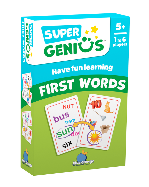 Super Genius First Words : The Clever Card Challenge - Bards & Cards