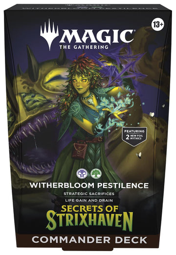Secrets of Strixhaven Commander Deck - Witherbloom Pestilence - Bards & Cards
