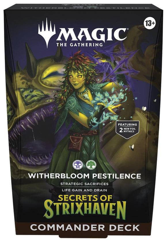 Secrets of Strixhaven Commander Deck - Witherbloom Pestilence - Bards & Cards
