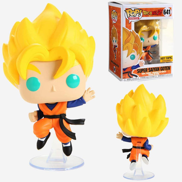 Funko POP! Dragon Ball Z - Super Saiyan Goten Vinyl Figure #641 Hot Topic Exclusive (NOT 100% MINT) - Bards & Cards