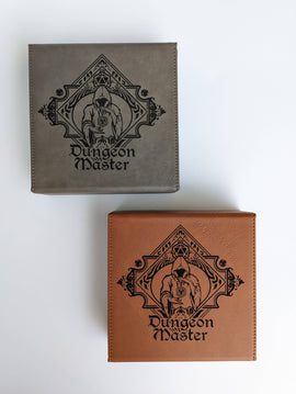 The Fate Twister - D&D - Vegan Leather Dice Box - Bards & Cards