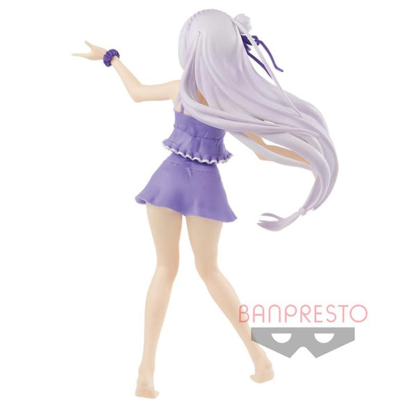 Banpresto: Re:Zero Starting Life in Another World - Emilia EXQ Figure - Bards & Cards