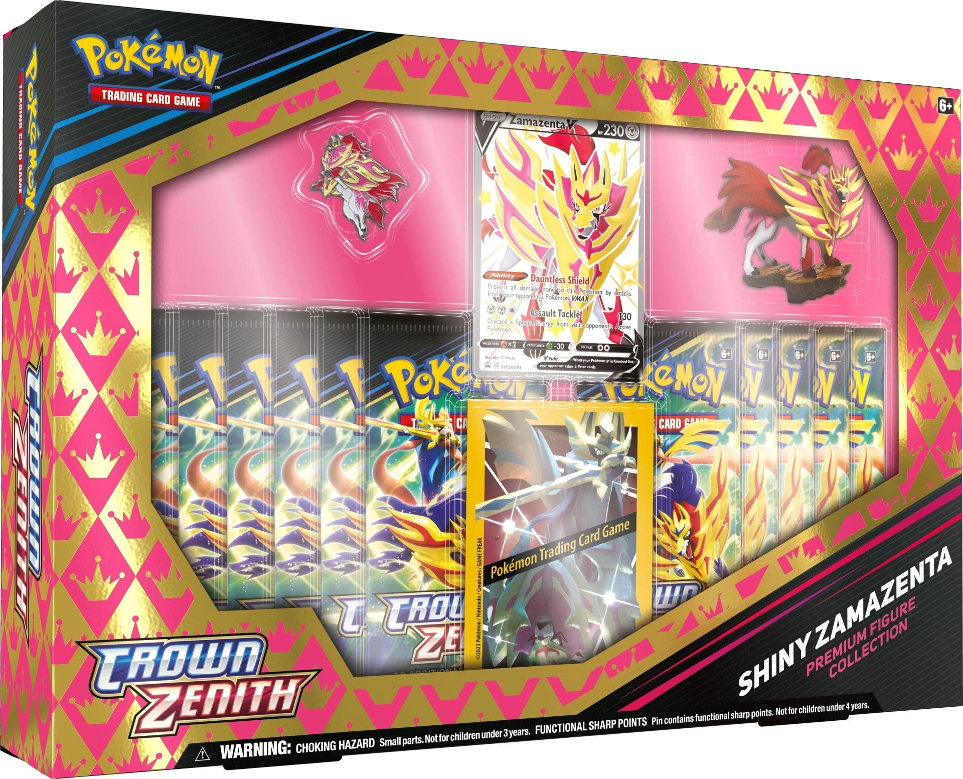 Sword & Shield: Crown Zenith - Premium Figure Collection (Shiny Zamazenta) - Bards & Cards