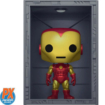Funko Pop! Iron Man Hall of Armor Iron Man Model 4 - Previews Exclusive - Bards & Cards