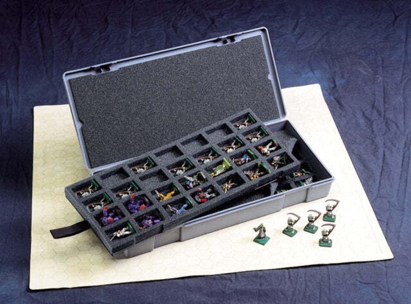 Chessex 56ct Large Figure Storage Box - Bards & Cards