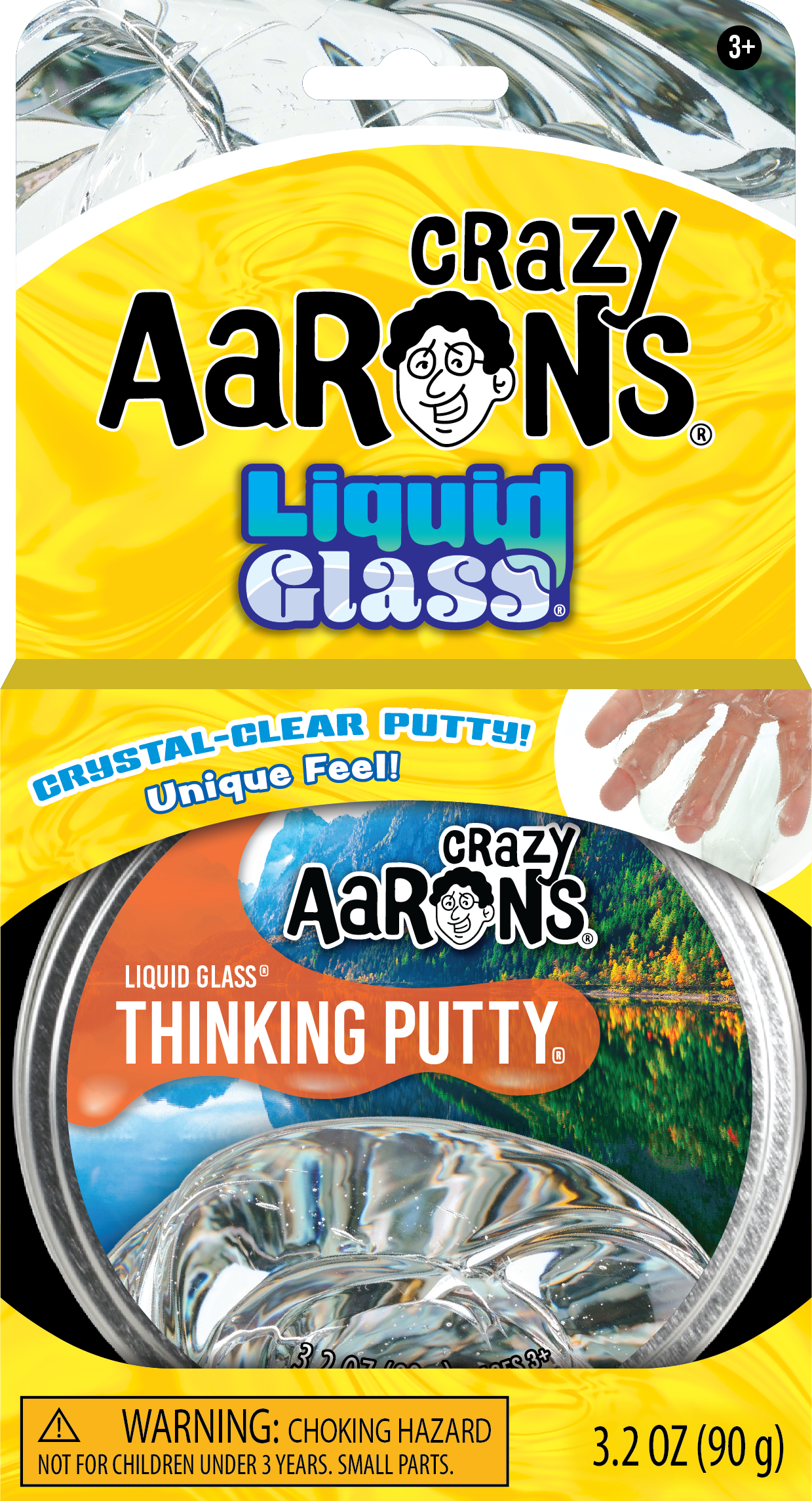 Crazy Aaron's Liquid Glass - Full Size 4" Thinking Putty Tin