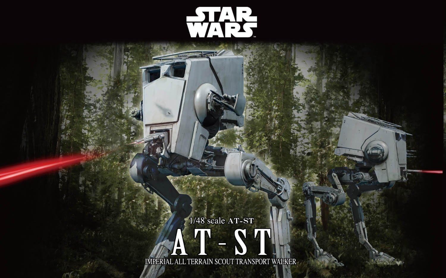 Bandai Star Wars 1/48 AT-ST Model Kit - Bards & Cards