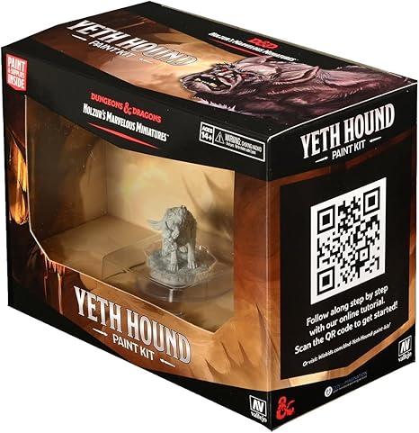 Dungeons & Dragons Nolzur's Marvelous Unpainted Miniatures: Paint Kit Yeth Hound - Bards & Cards
