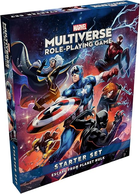 Marvel Multiverse RPG Starter Set - Escape From Planet Hulk - Bards & Cards