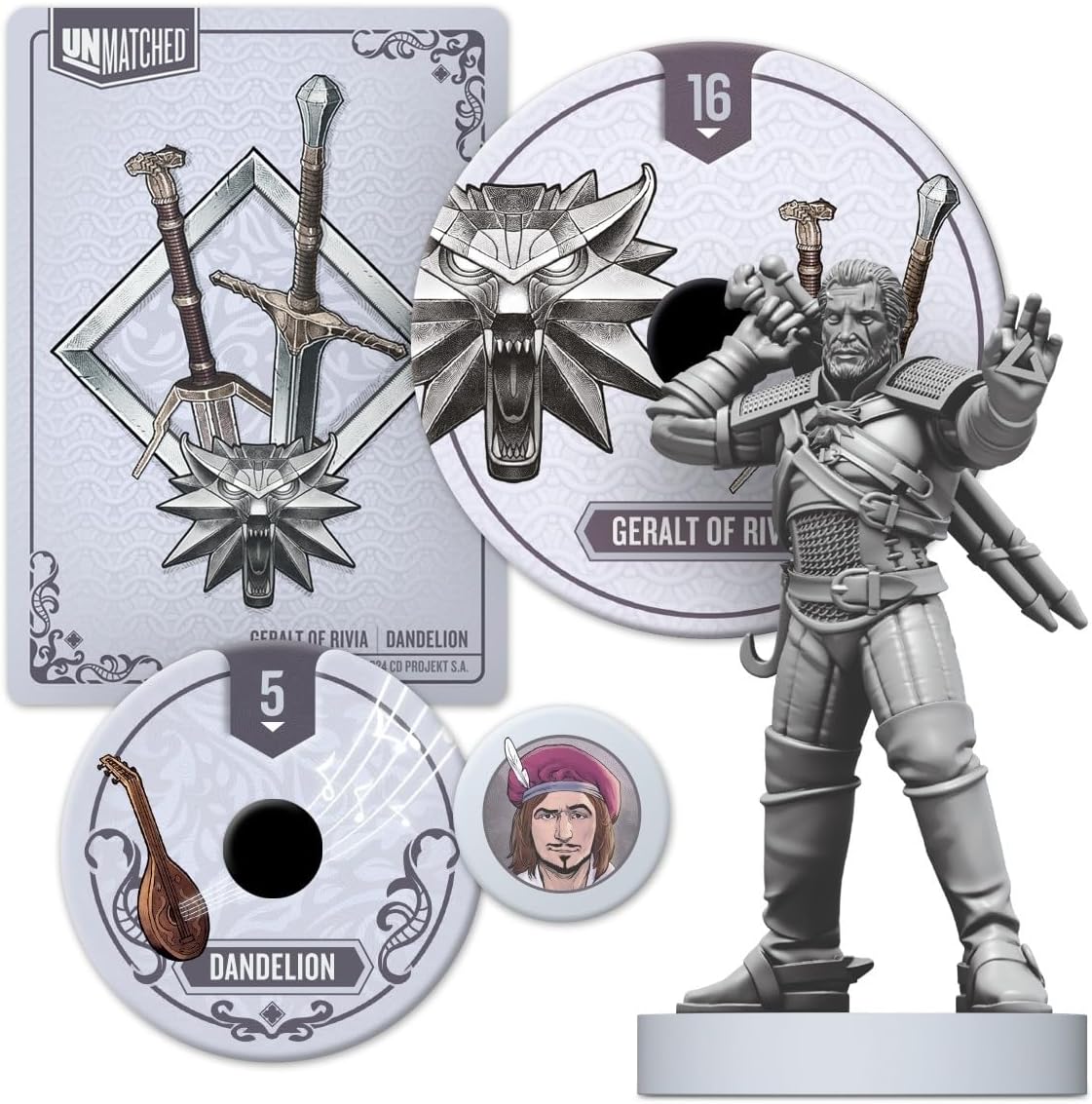Unmatched: The Witcher - Steel & Silver