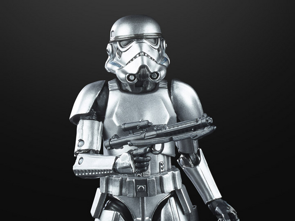 Star Wars: The Black Series - Carbonized Stormtrooper 6-Inch Action Figure - Bards & Cards