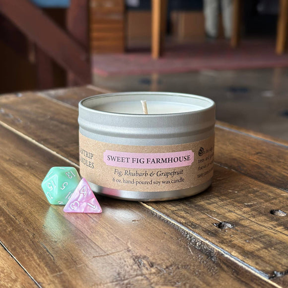 Cantrip Candles (6 oz Candle Tin) - Bards & Cards