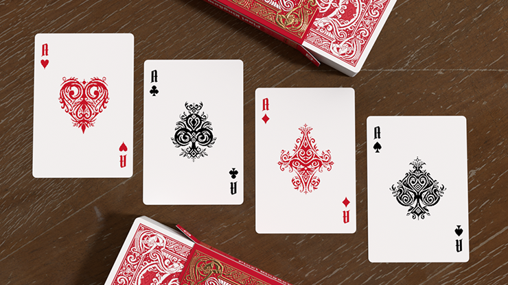 Pixel Kingdom (Red Edition) Playing Cards - Bards & Cards