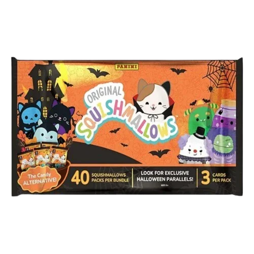 2025 Panini Squishmallows Halloween Treat Pack Trading Card Bundle