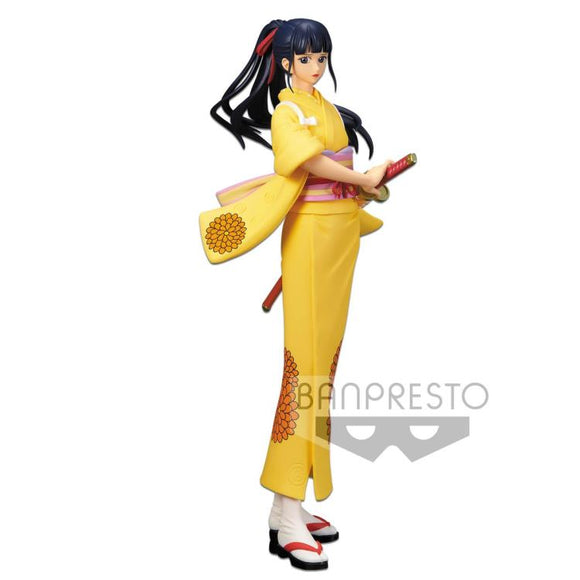 Banpresto: One Piece Glitter & Glamours - Okiku (Ver. A)(Yellow Kimono) - Bards & Cards