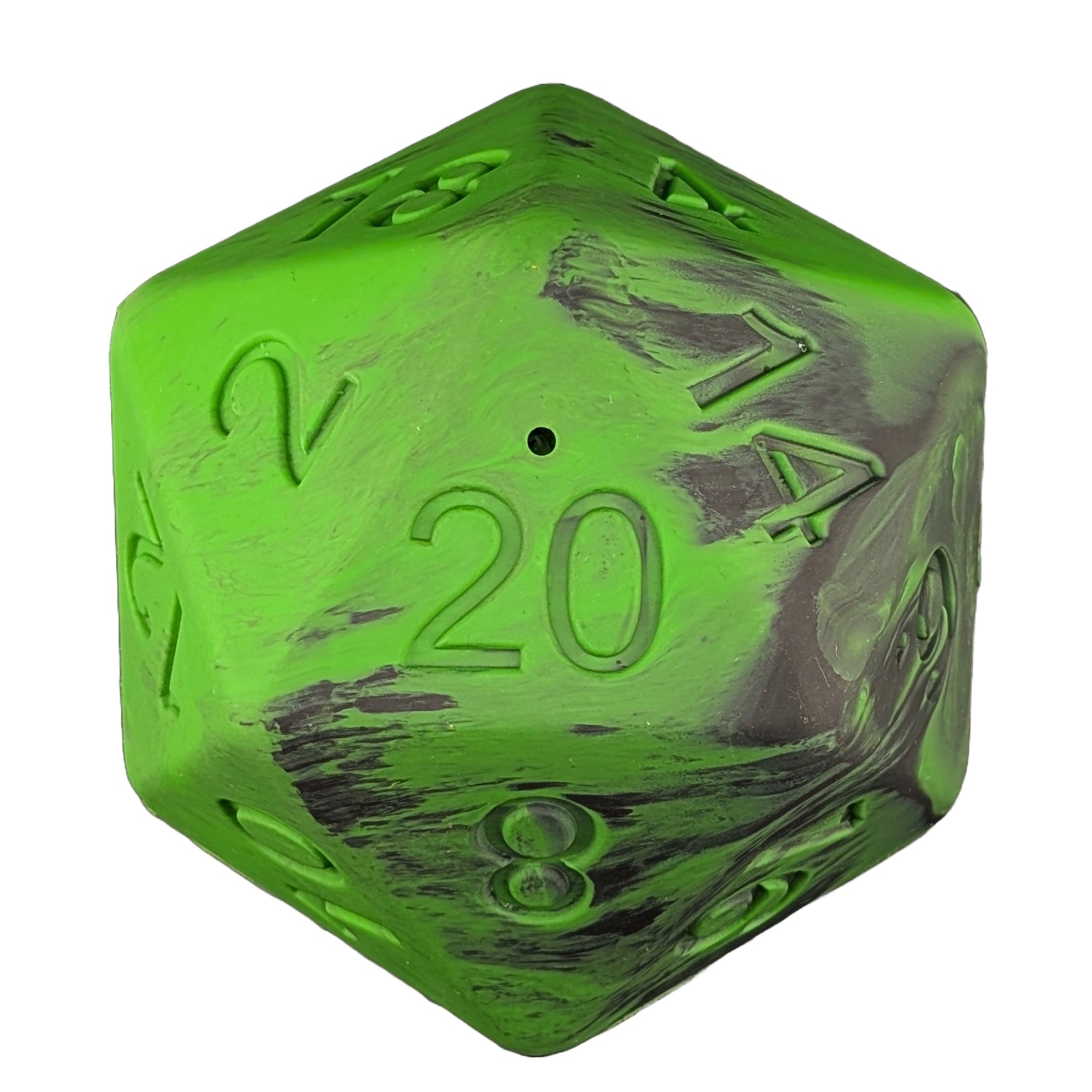 Barbarian Strength Dog D20: Green by Pawlymorph