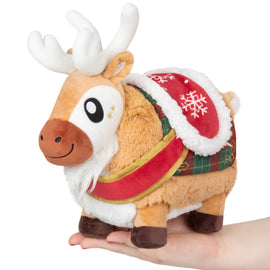 Mini Squishable Festive Reindeer Plush - Bards & Cards