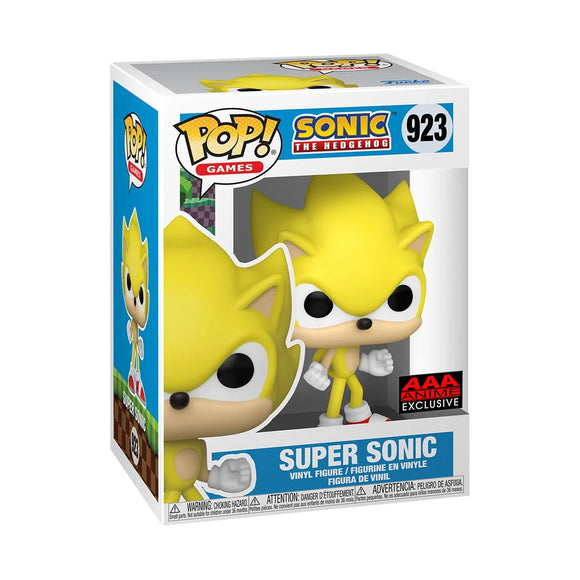 Sonic the Hedgehog Super Sonic Funko Pop! - AAA Anime Exclusive - Bards & Cards
