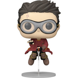 Harry Potter and the Prisoner of Azkaban Harry Potter with Broom (Quidditch) Funko Pop! - Bards & Cards