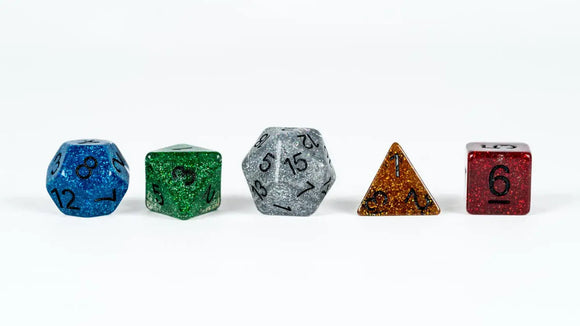 D&D 50th Anniversary Modern Holmes Inspired Dice Set - Bards & Cards
