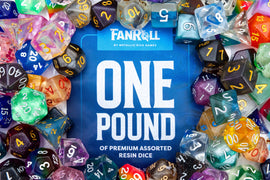 One Pound of Dice from FanRoll - Bards & Cards