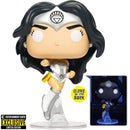 Funko Pop! Wonder Woman 80th Anniversary: White Lantern Glow-in-the-Dark - Entertainment Earth Exclusive - Bards & Cards