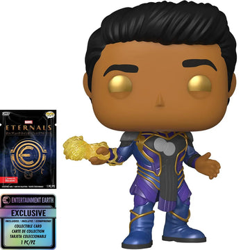 Funko Pop! Eternals - Kingo with Collectible Card - Entertainment Earth Exclusive - Bards & Cards