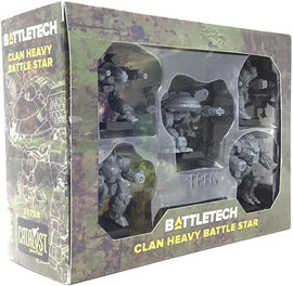 BattleTech: Miniature Force Pack - Clan Heavy Battle Star - Bards & Cards