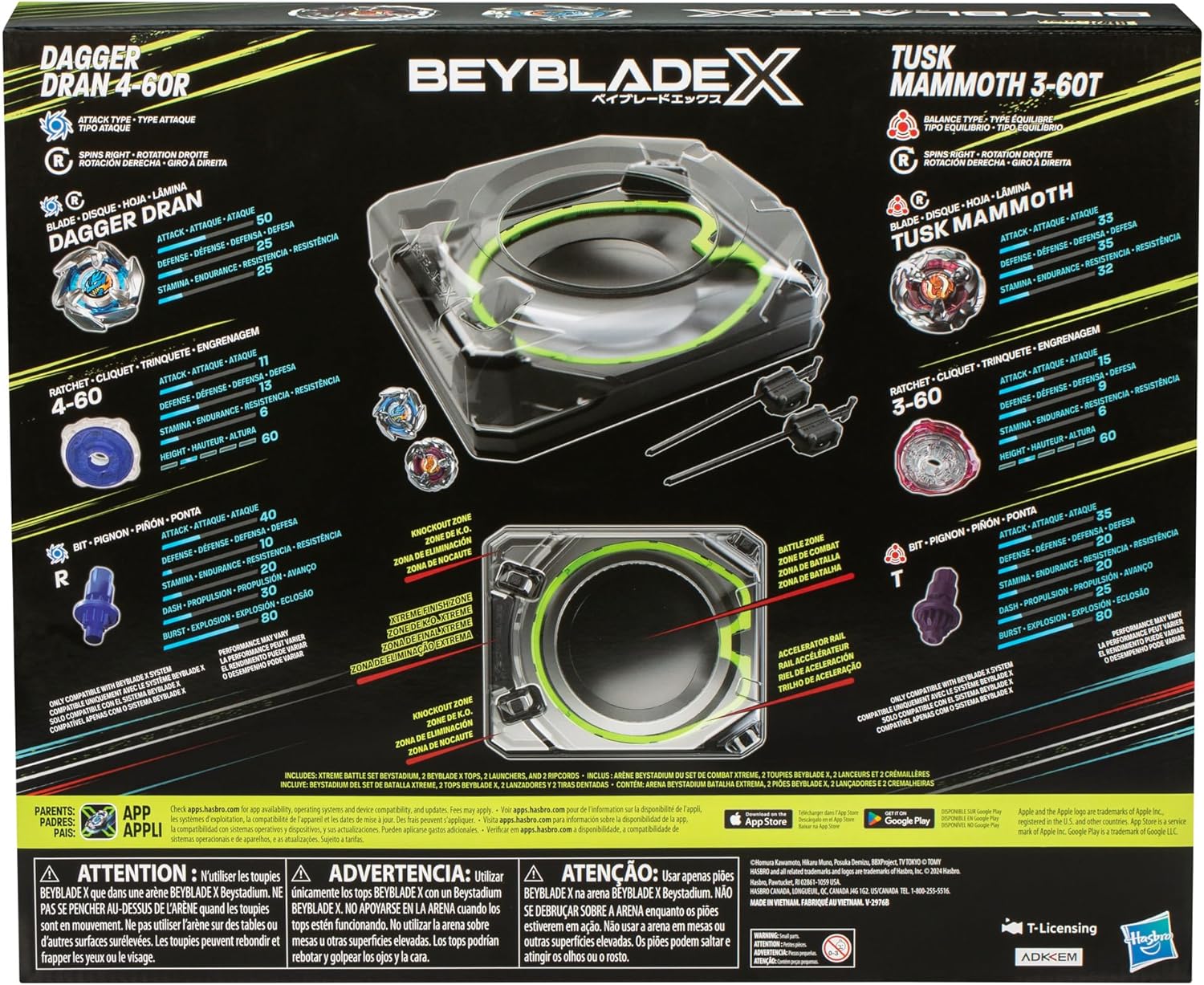 Beyblade X Xtreme Battle Set - Bards & Cards